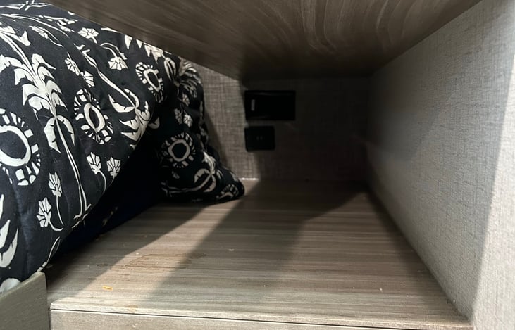 The USB connector on the right side