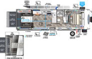 Fire Place! 2022 Toy Hauler