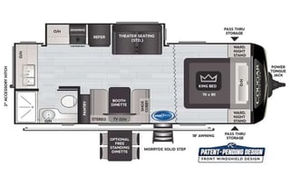 goFAR! 2021 Keystone Cougar 22MLS. Fully Equipped!