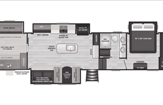 "Daytona" 5th wheel  Bunks & 2 Baths (OKFL1968)