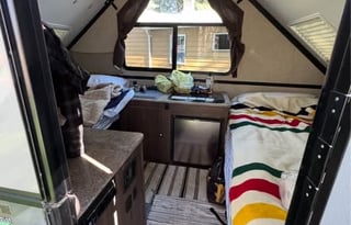 Camp with Woody the A-Frame!