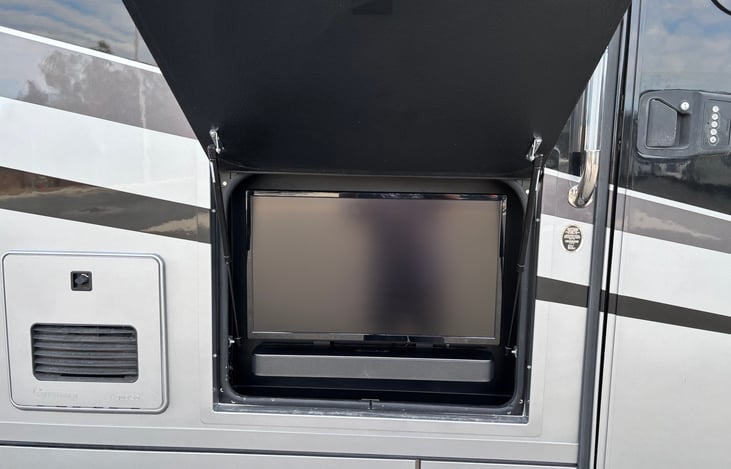 Outside Entertainment Center!