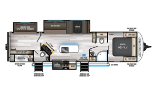 2022 Forest River RV Cherokee Alpha Wolf 33BH-L