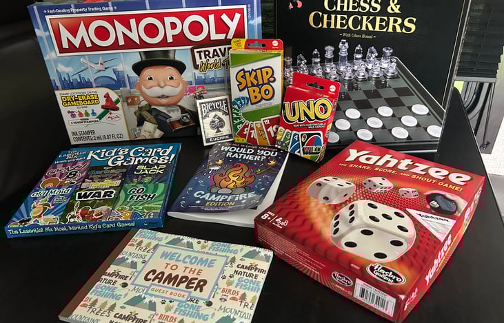 Games for rainy days or just because your camping