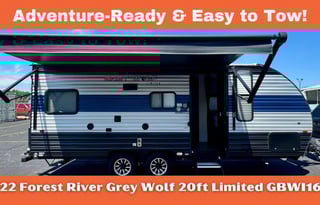 2022 Forest River Grey Wolf 20ft Limited Gbwi1672