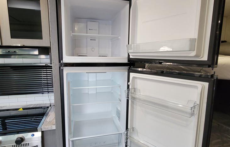 extra-large fridge and freezer