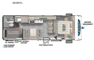 2023 Forest River RV Salem Cruise Lite 261BHXL