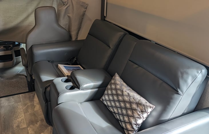 August 2026 - Reupholstered Theater Couch