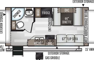 2011 Forest River RV Rockwood Roo 19