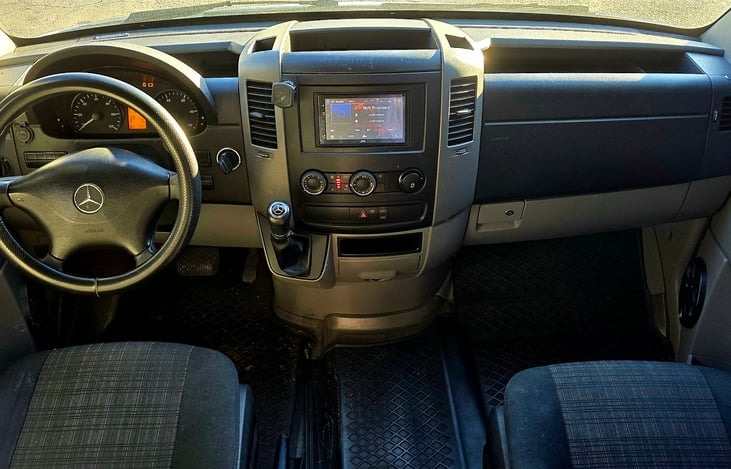 Bluetooth stereo to jam out to your beats while you drive to your dream destination, above (not shown) front and rear facing cameras with recording capabilities, rear camera always on.
