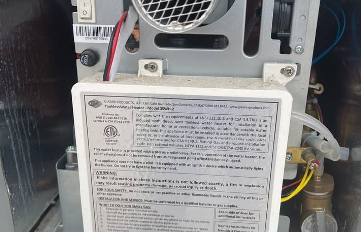 On-demand hot water heater