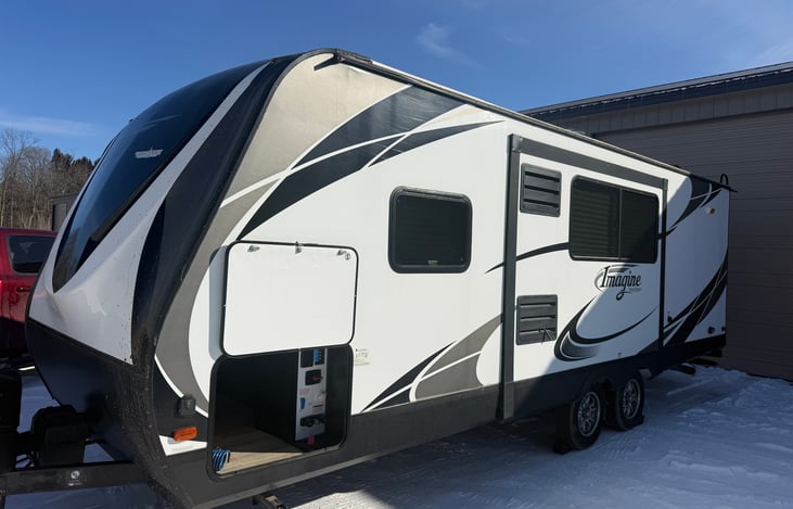 under front storage with chairs and utility area