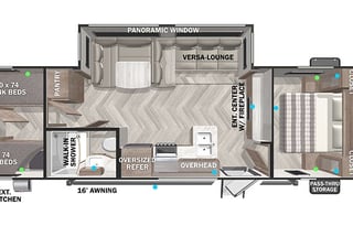 2022 Forest River RV Wildwood X-Lite 281QBXL