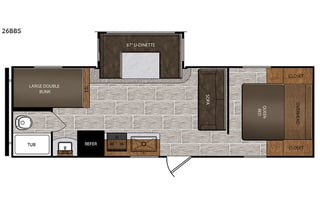 2018 Prime Time RV Avenger ATI 26BBS