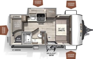 Small Outside HUGE inside! GeoPro Bunks with slide