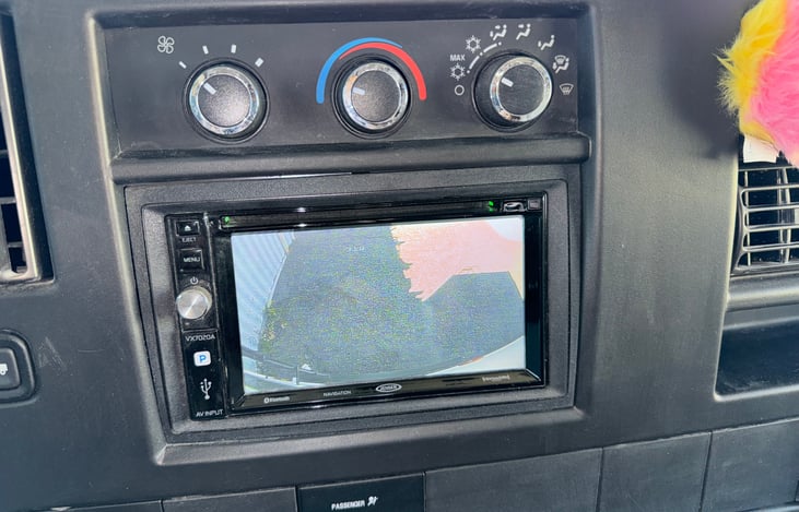 Backup camera view