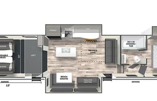 Nitro XLR Toy Hauler Sleeps 10,solar ,Rear patio