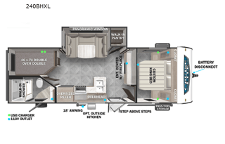 2023 Forest River RV Salem Cruise Lite 240BHXL