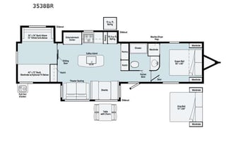 2021 Winnebago Industries Towables Voyage 3639BHL