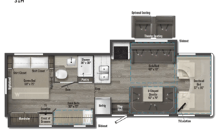 New Winnebago Class C Family Bunkhouse