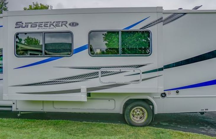 Living space slide out.