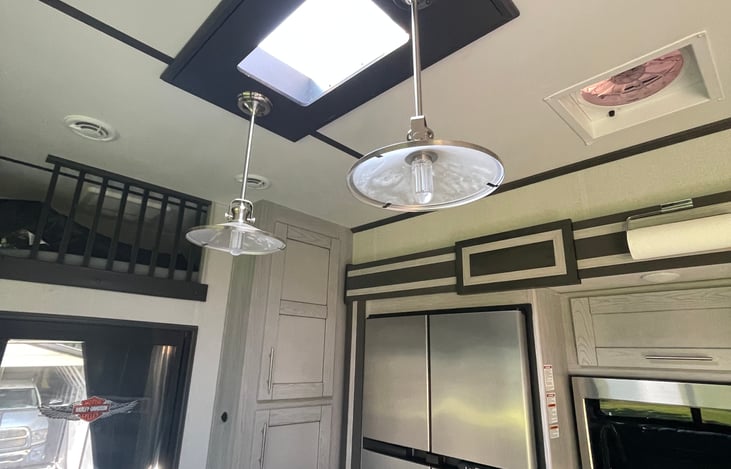 Loft tucked away sleeps one!