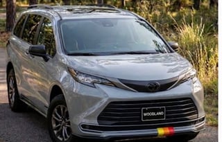 35 mpg Toyota Sienna converted camper van
