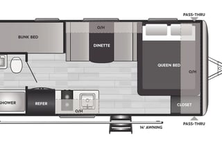 "Lightweight" 5-6 member Family Bunkhouse *SOLAR*!