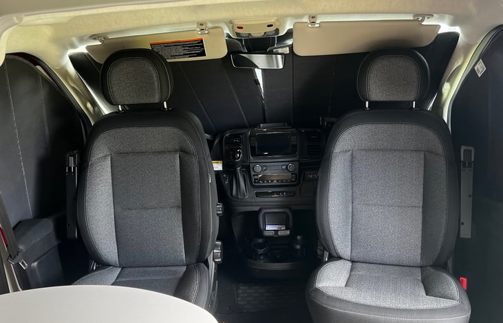 Reversible driver and passenger seats