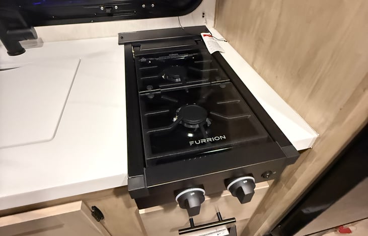 Two burner stove top.