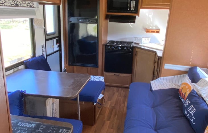 dinette/ can also become a sleeping area