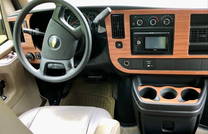 Features: Radio, CD, GPS, cruise control, adjustable lumbar support, armrests on both front seats, adapter to charge and play iPhones.