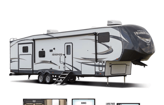 2018 Forest River RV Salem Hemisphere Lite 368RLBHK