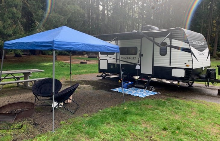Adding a pop-up is a great idea in the rainy PNW shoulder seasons.