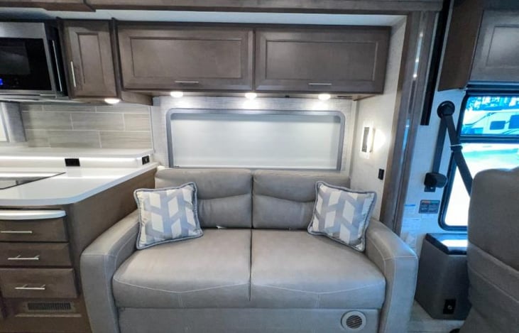 couch that coverts to bed to sleep 2