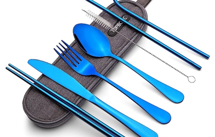 Silverware and Straws Add On (Multi Color, 6 available)