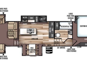 Forest River RV Salem Hemisphere GLX 372RD