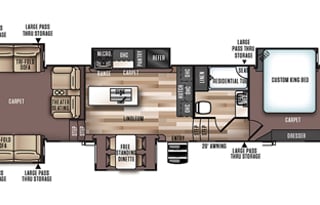 2019 Forest River RV Salem Hemisphere GLX 372RD