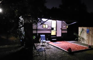 New 2025 RV Stationary. Rural area.