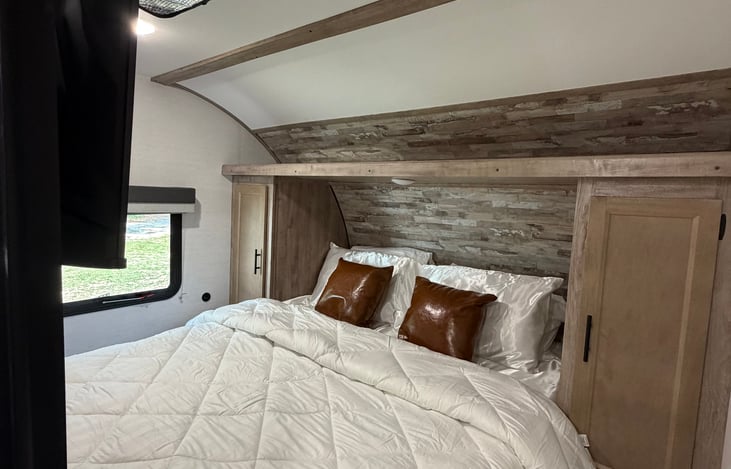 Master bedroom bed