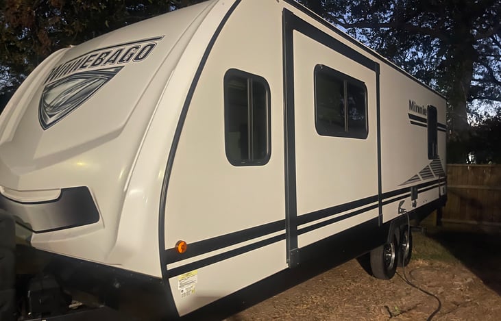 Side of the RV where the slide out is located.