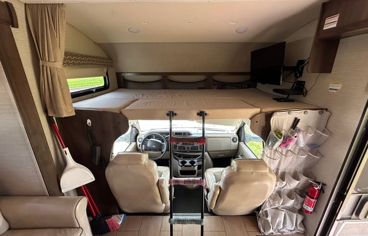 In-Law "Suite" - Above Driver & Passenger Seats