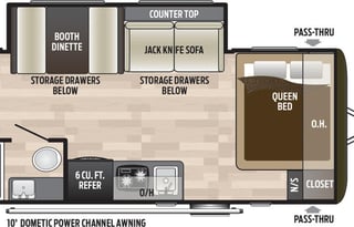 2019 Keystone RV Hideout 186LHS
