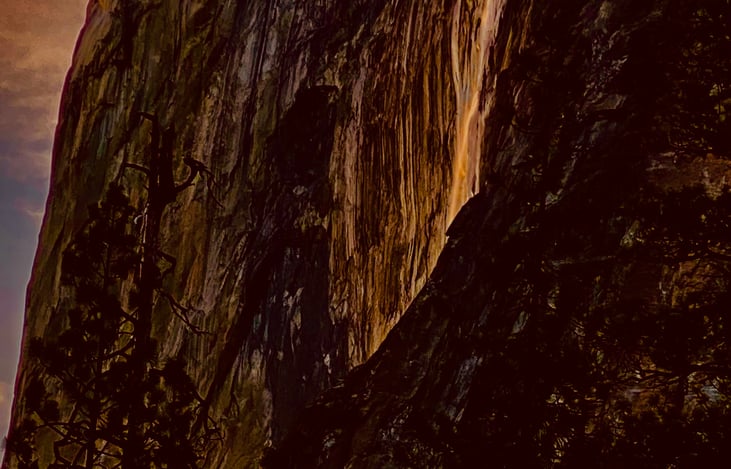 Yosemite firefall
