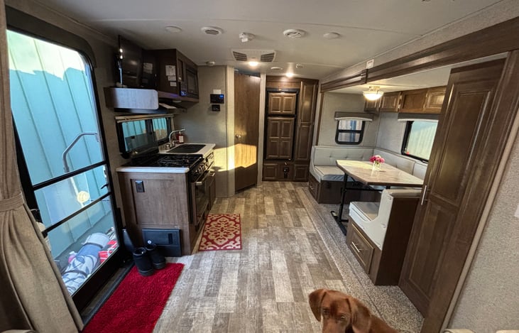 There is so much space on the interior you'll think you were in a much larger RV.