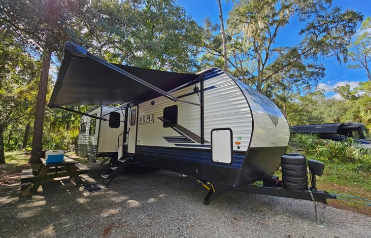 Awning with LED Lights
