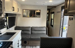 Cozy, fully stocked off-grid escape