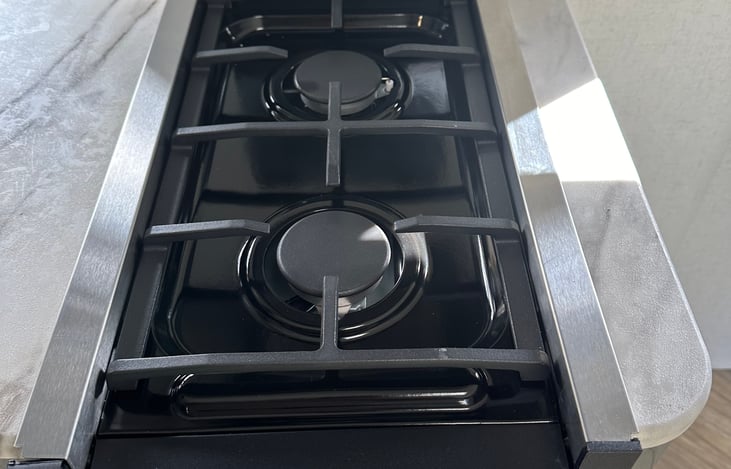 2 burner propane stove