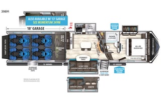 2018 Grand Design Momentum M-Class 398M