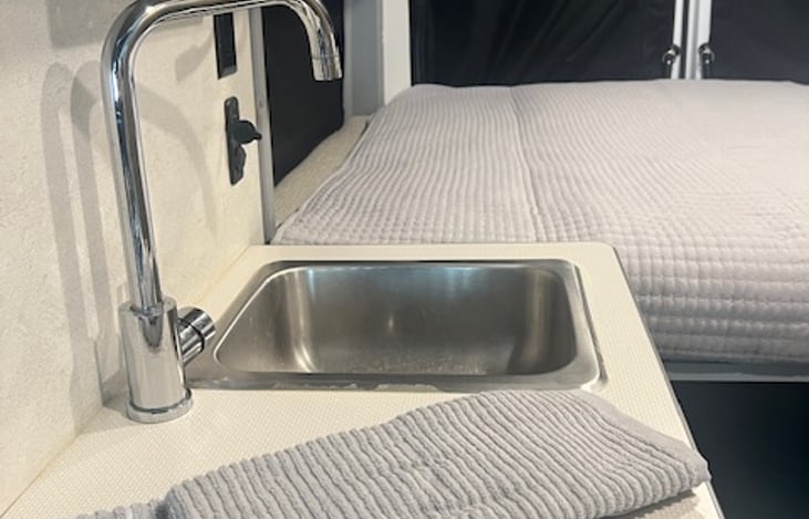 counter top and murphy bed